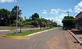 Paranhos - Avenida Marechal Dutra no centro de Paranhos-MS
