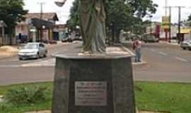 Ponta Por - Homenagem  So Jos na rotatria da Av.Brasil com Av.Pres. Vargas-Foto:Paulo Yuji Takarada