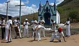 Boau - Capoeira em frente da Igreja de Boau-BA-Foto:zeniltonmeira.