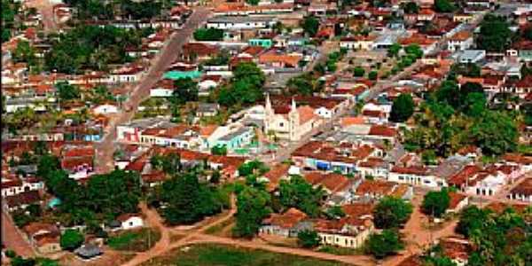 Alto Paraguai-MT-Vista area do centro-Foto:gelsojunior