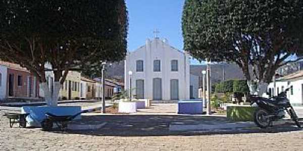 Bom Sossego-BA-Praa e Igreja Matriz-Foto:Flaviano Silva