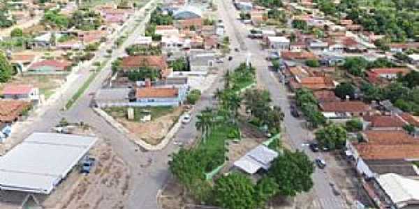 Araguaiana-MT-Vista area do centro-Foto:Walmor Barros