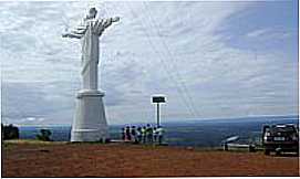 Barra do Garas - Barra do Garas-MT-Cristo no alto da Serra-Foto:Anizio Rezende