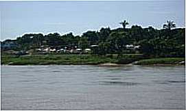 Barra do Garas - Barra do Garas-MT-Rio Araguaia e a cidade-Foto:Anizio Rezende