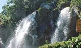 Chapada dos Guimares - Cachoeira no Rio da Casca na Chapada dos Guimares -MT-Foto:elizeualmeidafesa