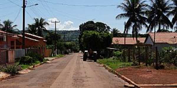 Entre Rios-MT-Rua da cidade-Foto:Leandro Luciano