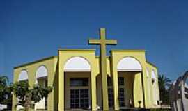 Nobres - Igreja Matriz de So Sebastio em Nobres-Foto:Vicente A. Queiroz