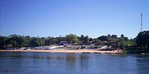 Nova Xavantina-MT-Rio das Mortes e a cidade-Foto:Jos Eustquio Ribeiro