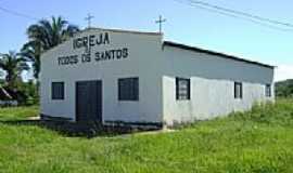 Santo Antnio do Leverger - Igreja Todos os Santos na Vila Porto de Fora municpio de Santo Antnio de Leverger-Foto:Eduardo Gomes de Andrade