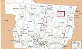 So Jos do Xingu - Mapa de Localizao - So Jos do Xingu-MT