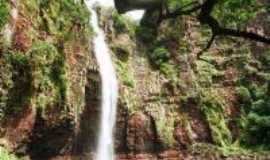 Vila Bela da Santssima Trindade - Cascata dos namorados, Por Elba C. Passini