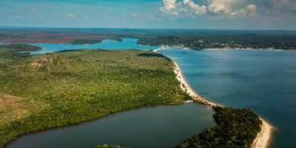 Lagoa Jacar e rio Tapajs., Por Claudio