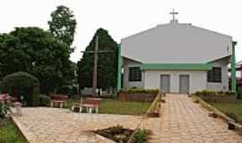 Brasil Novo - Praa e Igreja-Foto:Prelaziadoxingu