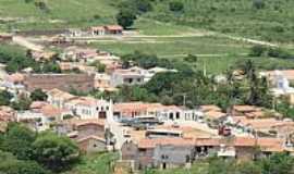 Caetanos - A cidade de Caetanos vista do alto da serra-BA-Foto:adilson de lima