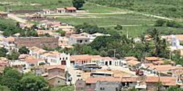 A cidade de Caetanos vista do alto da serra-BA-Foto:adilson de lima