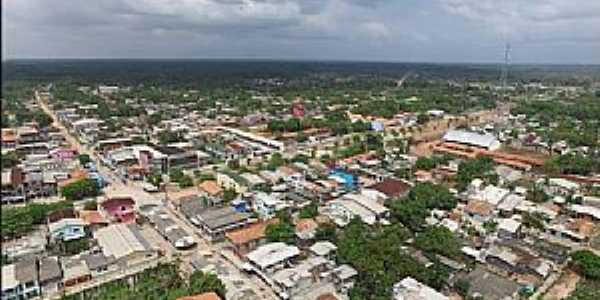 Curralinho-PA-Vista area da cidade-Foto:cmcurralinho.pa.