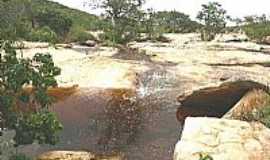 Cafarnaum - Riacho entre as pedras em Cafarnaum-BA-Foto:curiosobrr