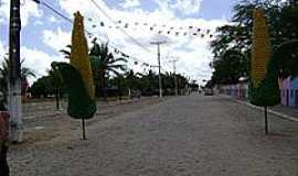 Caldas do Jorro - Caldas do Jorro-BA-Avenida central-Foto:pt.wikipedia.