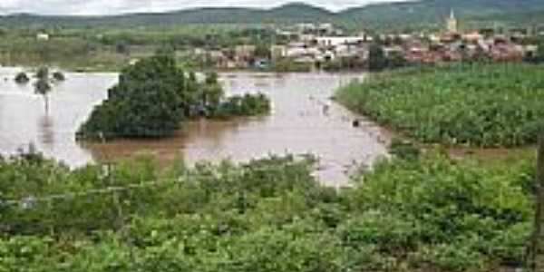 O Rio e a cidade de Aguiar-Foto:FRANCISCO MANOEL FIL