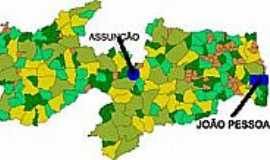 Assuno - Mapa de Localizao - Assuno-PB