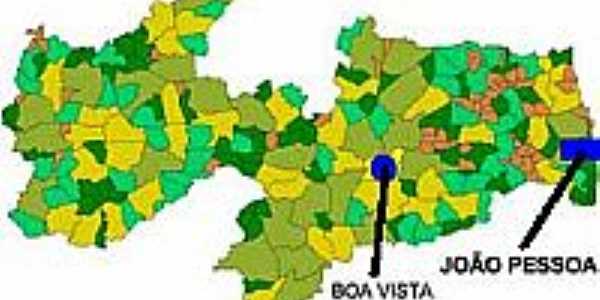 Mapa de Localizao - Boa Vista-PB