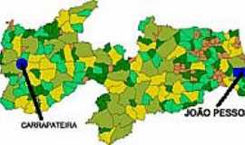 Carrapateira - Mapa de Localizao - Carrapateira-PB