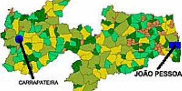 Mapa de Localizao - Carrapateira-PB
