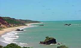 Conde - Praia de Tambaba em Conde-PB-Foto:hotelmais.com