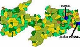 Cuitegi - Mapa de Localizao - Cuitegi-PB