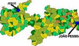 Jeric - Mapa de Localizao - Jeric-PB