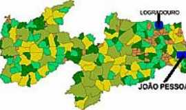 Logradouro - Mapa de Localizao - Logradouro-PB