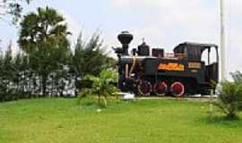 Mamanguape - Locomotiva na Usina de Aucar Monte Alegre em Mamanguape-PB-Foto:Ded de Z Luca