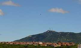 Maturia - Maturia-PB-Vista da cidade e o Pico do Jabre-Foto:LUIZ ANTONIO FERNANDES