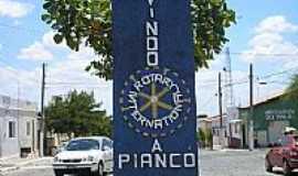 Pianc - Entrada da cidade de Pianc-PB-Foto:GustavoFarias