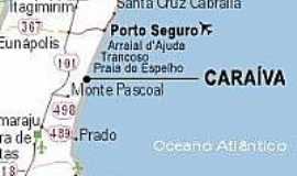 Caraiva - Mapa