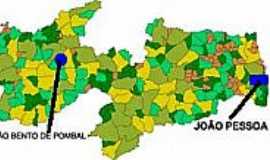 So Bento de Pombal - Mapa de Localizao - So Bento de Pombal-PB