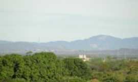 So Joo do Rio do Peixe - Vista da cidade, foto feita de cima da parede do aude chupadouro, Por LAMARTINE NOBRE