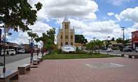 Buque - Praa do Relgio e Igreja Matriz de Buque-PE-Foto:flordehavana