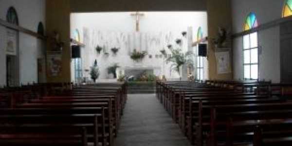 Interior da Igreja de Na. Sra. de Lourdes-Coaraci, Por REGINA MARIA CAMPOS PIMENTEL