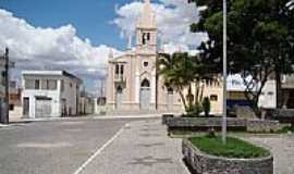 Jupi - Praa e Igreja Matriz de Jupi-PE-Foto:Elio Rocha