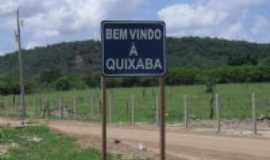 Quixab - entrada de Quixaba., Por Camila.