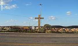 Santa Cruz - Santa Cruz-PE-Monumento na entrada da cidade-Foto:Sergio Falcetti