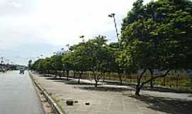 So Loureno da Mata - Avenida na entrada de So Loureno da Mata-PE-Foto:Ernani Neves