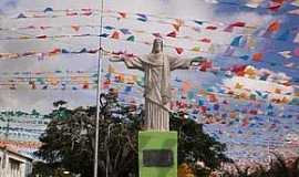 Cravolndia - Cravolndia-BA-Cristo Redentor no centro-Foto:Gilmar lima santana