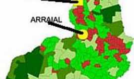 Arraial - Mapa de Localizao - Arraial-PI