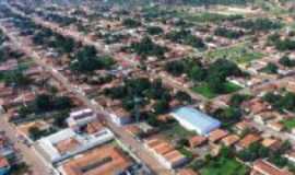 Baixa Grande do Ribeiro - Vista area da cidade de Baixa Grande do Ribeiro-Piau, Por Donizete Brando de Alencar