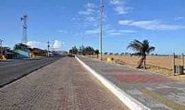 Crussa - Avenida Beira Mar em Crussa-BA-Foto:praias-360.