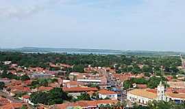 Jos de Freitas - Jos de Freitas-PI-Vista da cidade com o Aude Bezerra ao fundo-Foto:Alexandro Dias