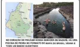 Nossa Senhora de Nazar - Piscinas naturais que lazer, e contato com a natureza  vem pra c,  vem pra nossa senhora de Nazar PI, Por SMIA MARIA OLIVEIRA DOS REIS