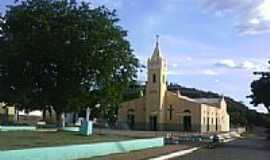 Santa Cruz do Piau - Praa e Igreja Matriz de Santa Cruz do Piau-Foto:Joo Ananias